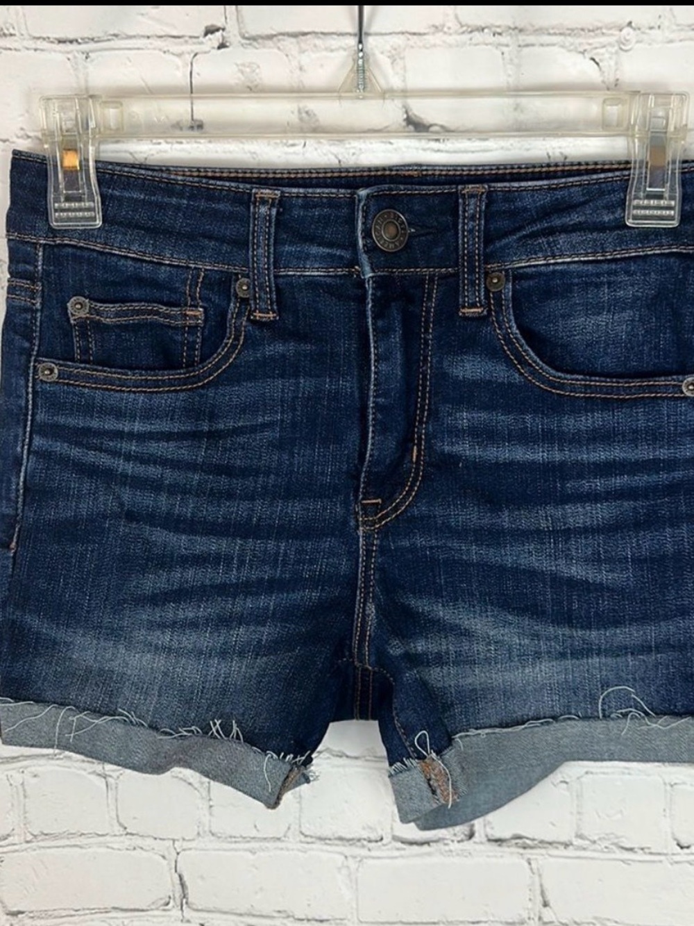 American Eagle Outfitters Dark Blue Jean Shorts